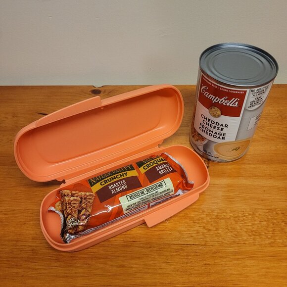 Tupperware Snack Bar Keeper - Coral - Picture 1 of 3